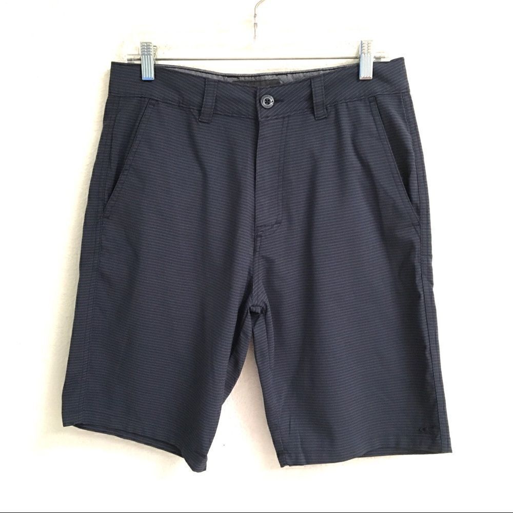 O’Neill striped flat front shorts 31*